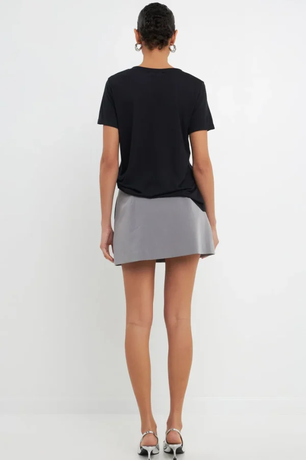 GREY LAB Tops*- Classic V-neck T-shirt