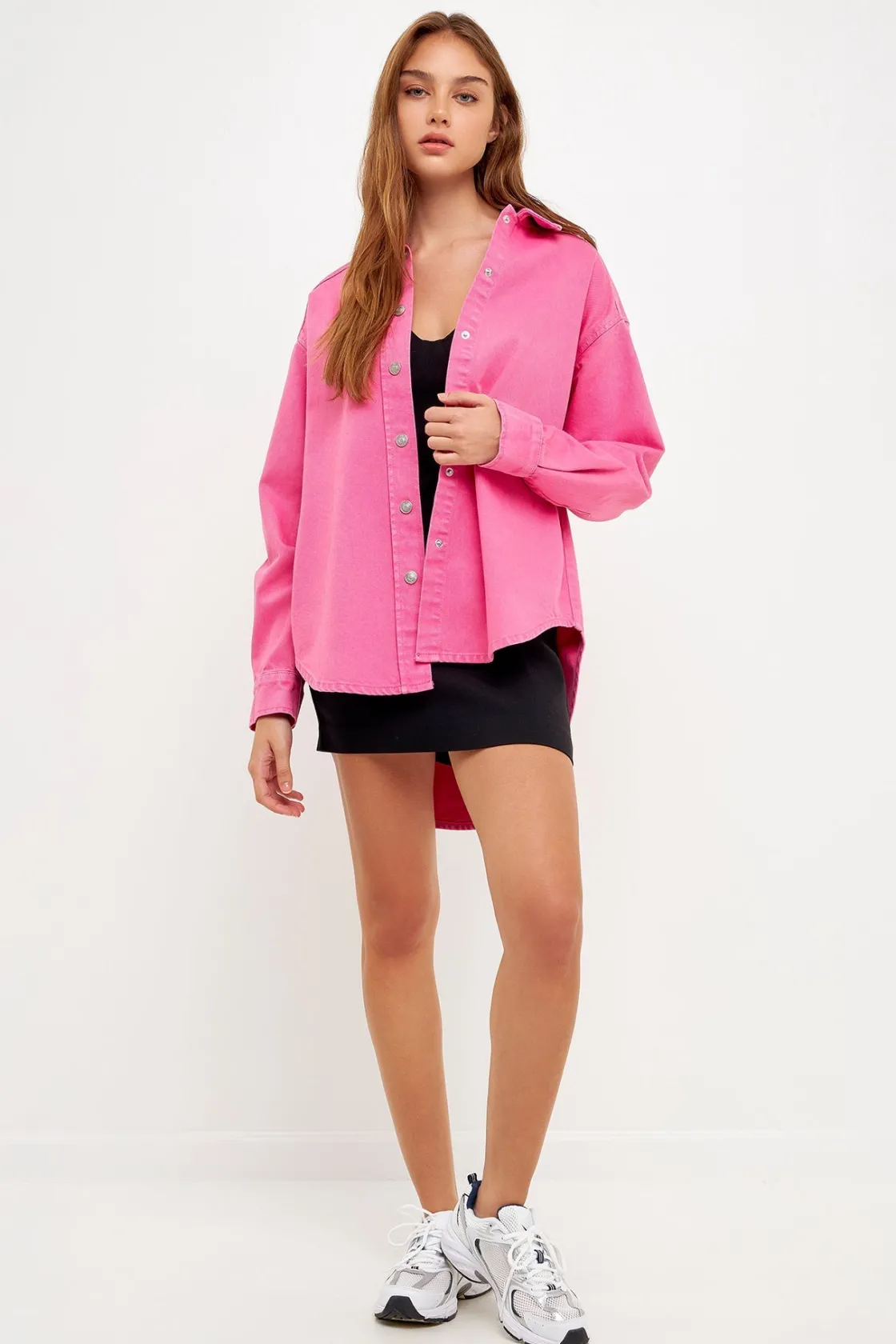 grey_lab__color_denim_ove_0.webp GREY LAB Jackets & Coats*- Color Denim Overshirts PINK