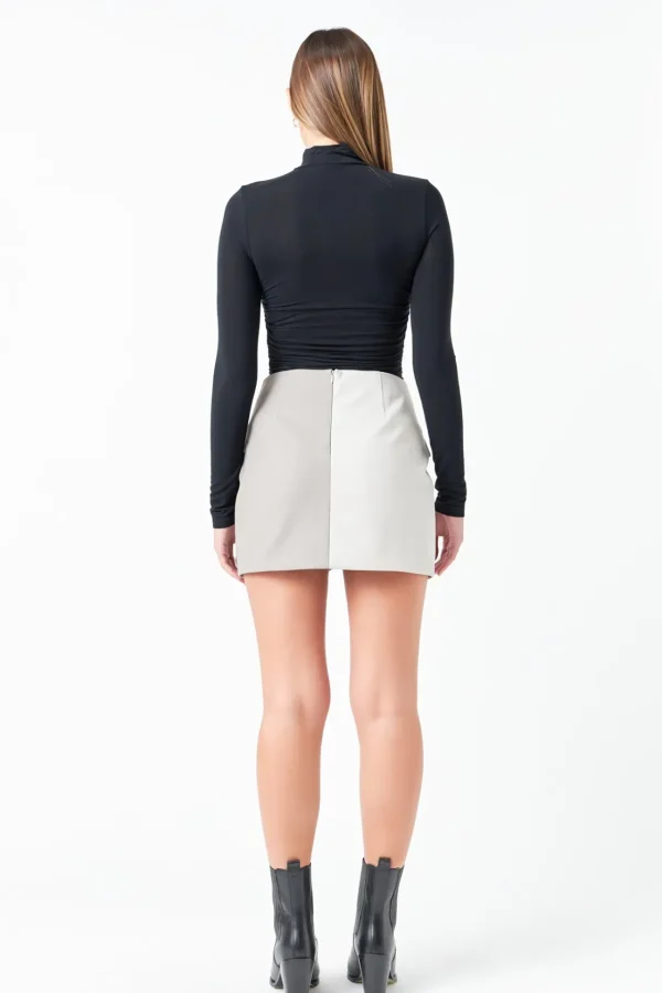 GREY LAB Matching Sets | Skirts*- Colorblock Mini Skirt GREYMULTI