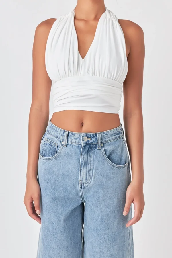 GREY LAB Sweaters & Knits | Tops*- Convertible Knit Strap Top WHITE