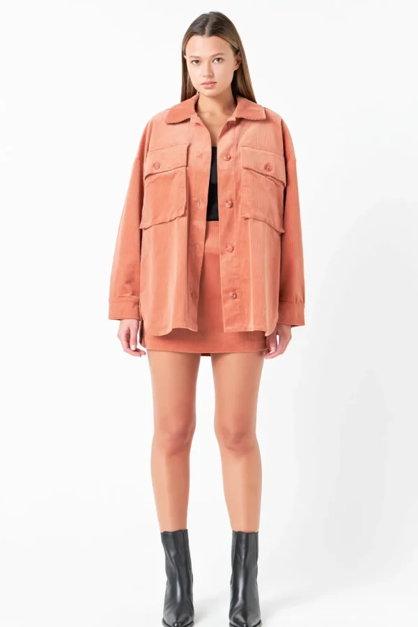 GREY LAB Matching Sets | Jackets & Coats*- Corduroy Oversized Jacket