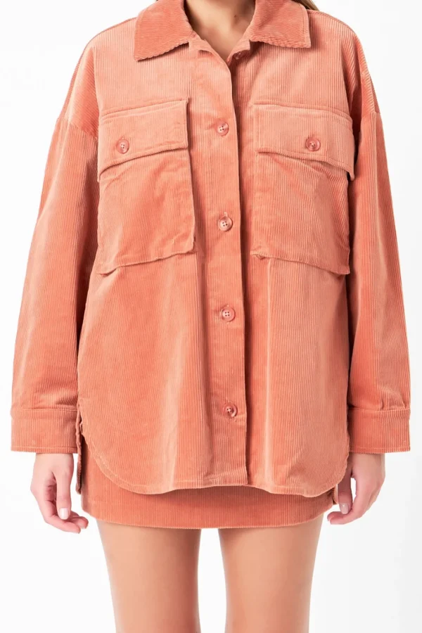 GREY LAB Matching Sets | Jackets & Coats*- Corduroy Oversized Jacket