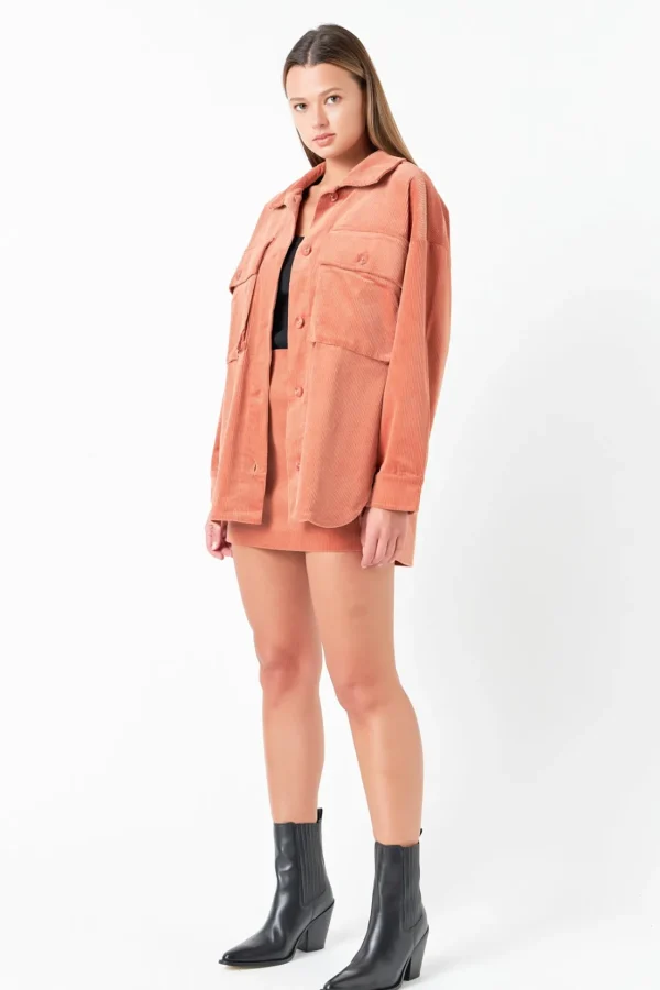 GREY LAB Matching Sets | Jackets & Coats*- Corduroy Oversized Jacket