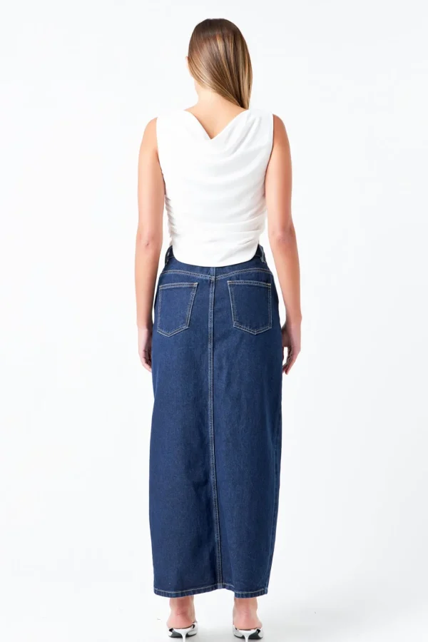 GREY LAB Tops*- Cowl Neck Ruched Top