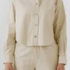 GREY LAB Shirts & Blouses | Tops*- Crop Shirts ECRU