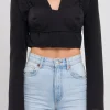 GREY LAB Blazers | Tops*- Cropped Blazer BLACK