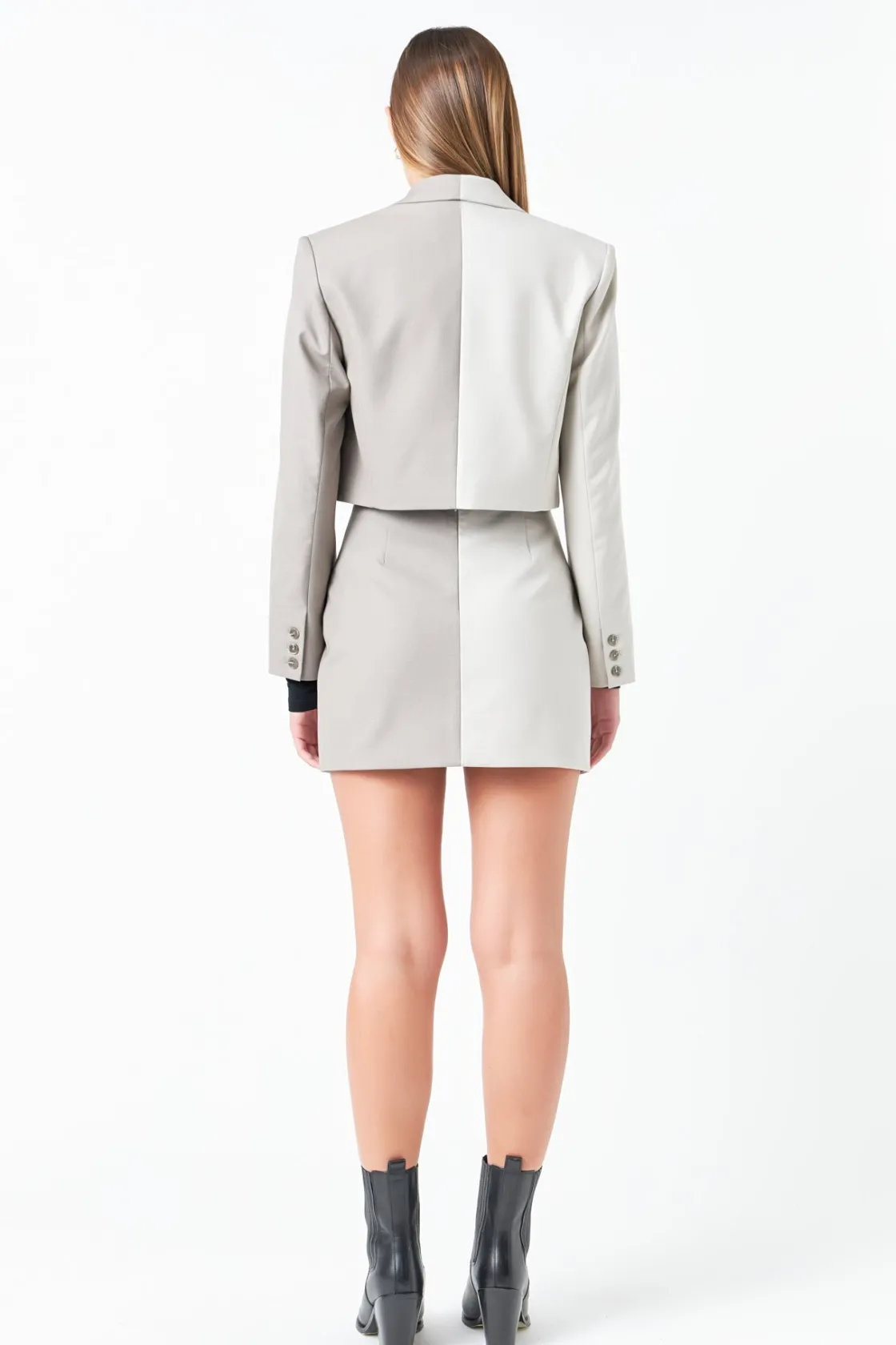 grey_lab__cropped_colorbl_2.webp GREY LAB Matching Sets | Blazers*- Cropped Colorblock Blazer GREYMULTI