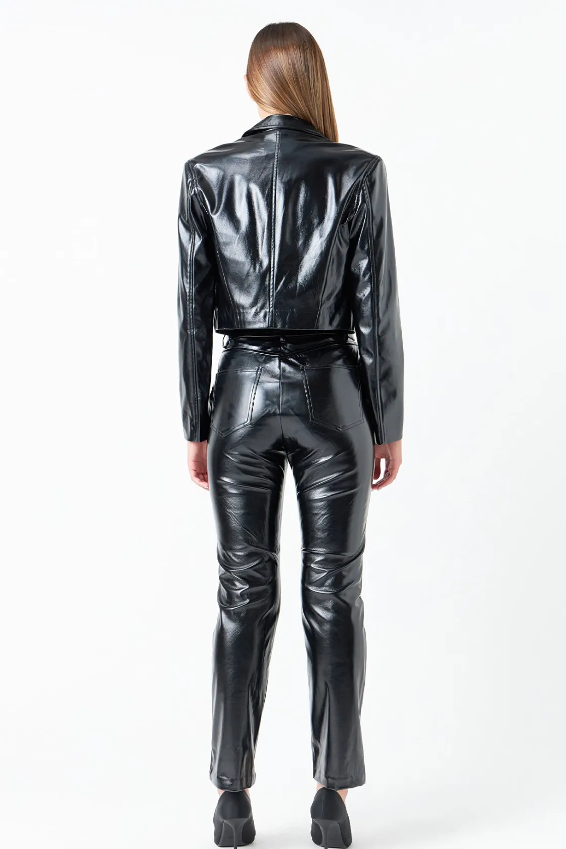 grey_lab__cropped_faux_le_4.webp GREY LAB Jackets & Coats | Tops*- Cropped Faux Leather Jacket BLACK