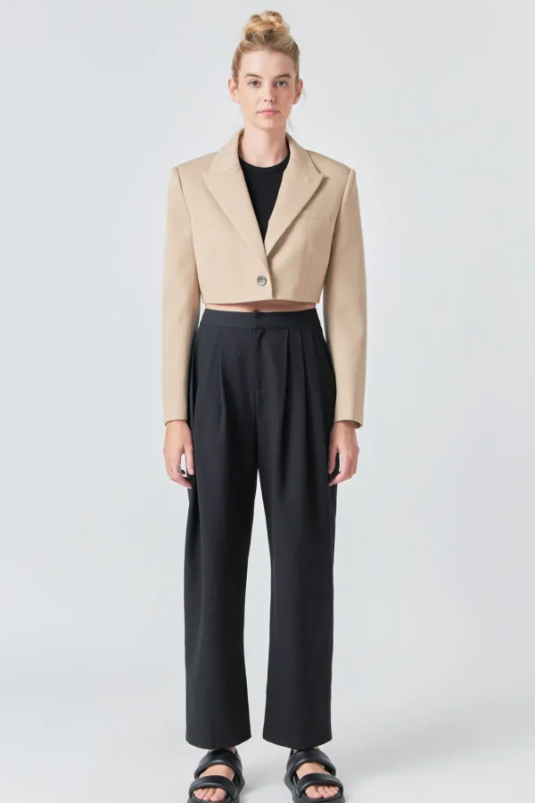 GREY LAB Matching Sets | Jackets & Coats*- Cropped Jacket BEIGE