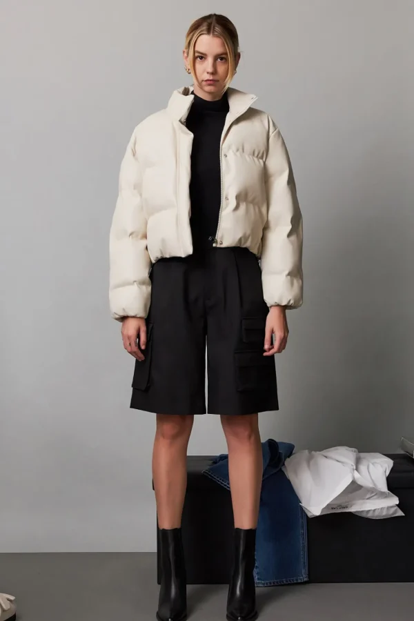 GREY LAB Jackets & Coats | Tops*- Cropped Puffer Jacket