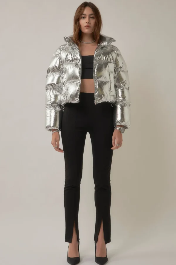 GREY LAB Jackets & Coats | Tops*- Cropped Puffer Jacket