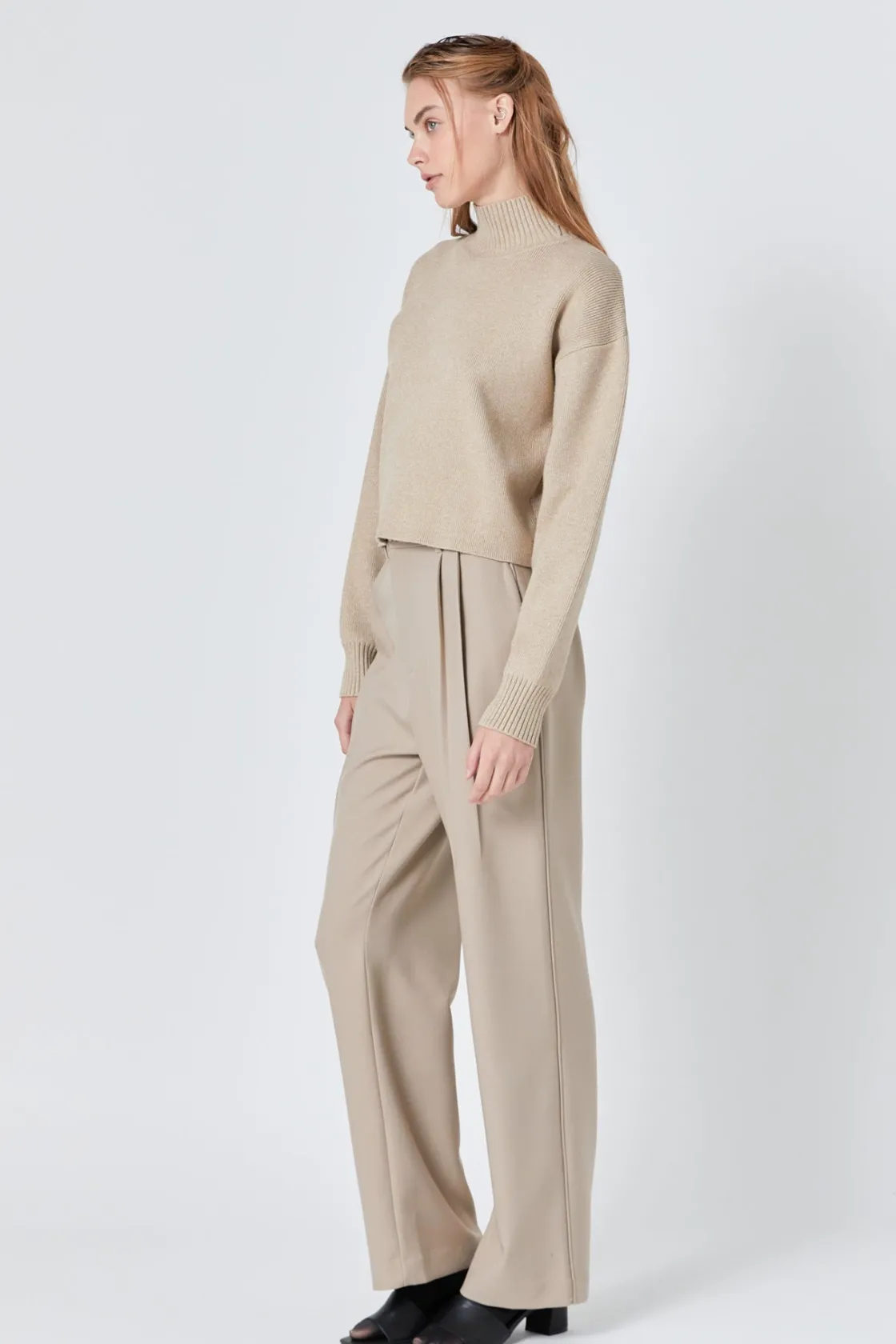 grey_lab__cropped_sweater_2.webp GREY LAB Sweaters & Knits | Tops*- Cropped Sweater BEIGE