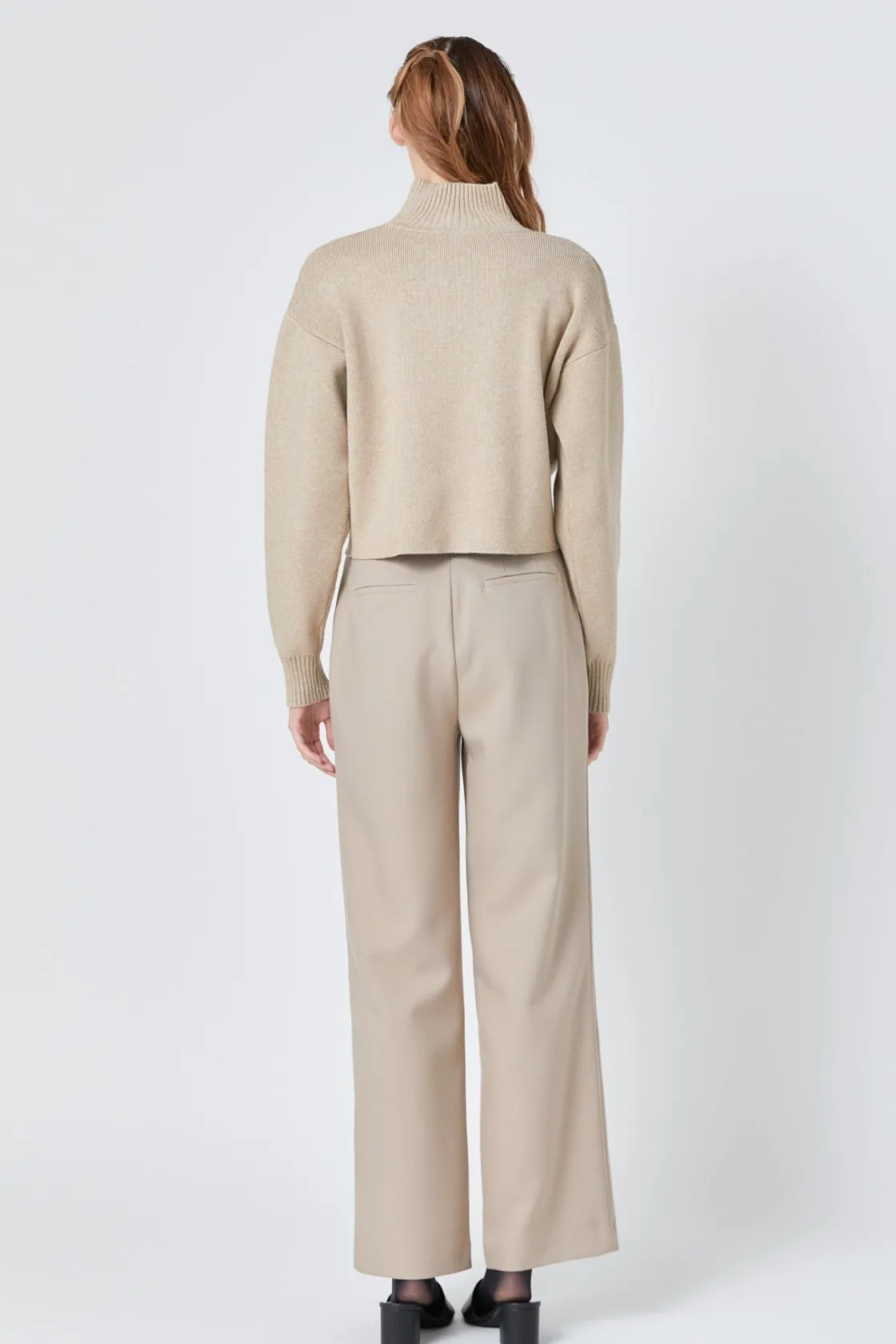 grey_lab__cropped_sweater_4.webp GREY LAB Sweaters & Knits | Tops*- Cropped Sweater BEIGE