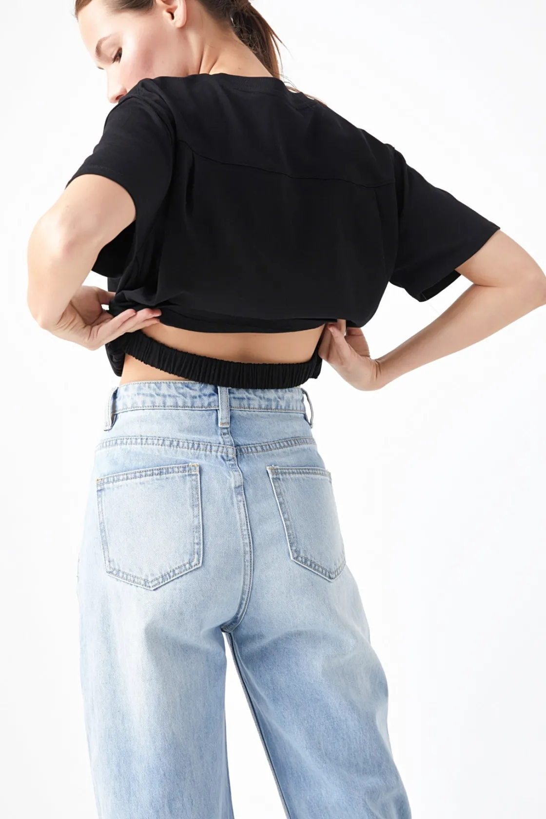 grey_lab__cropped_top_wit_10.webp GREY LAB Tops*- Cropped Top with Elastic Band