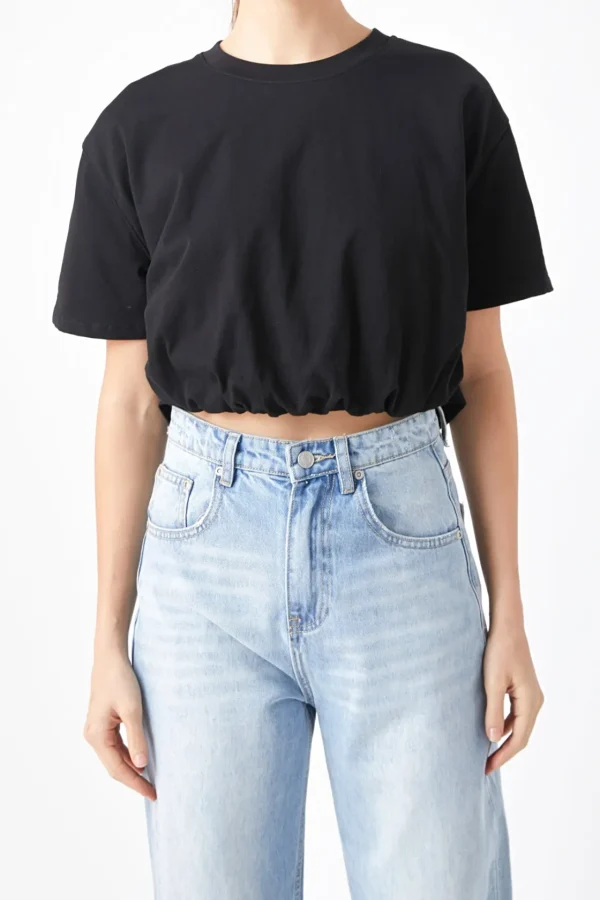 GREY LAB Tops*- Cropped Top with Elastic Band