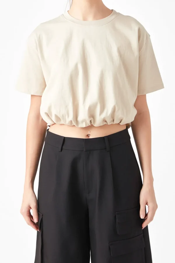 GREY LAB Tops*- Cropped Top with Elastic Band