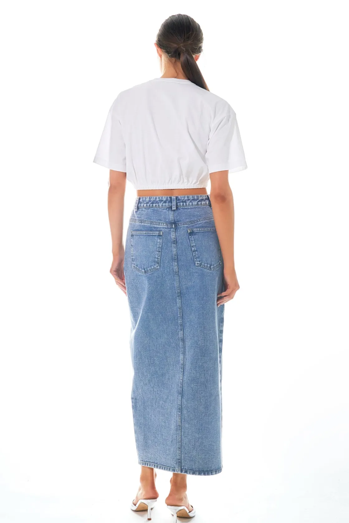 grey_lab__cropped_tshirt_3.webp GREY LAB Tops*- Cropped T-Shirt WHITE