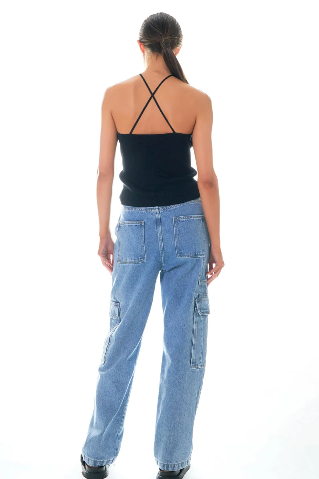 grey_lab__crossover_skinn_10.webp GREY LAB Sweaters & Knits | Tops*- Crossover Skinny Rib Knit Top