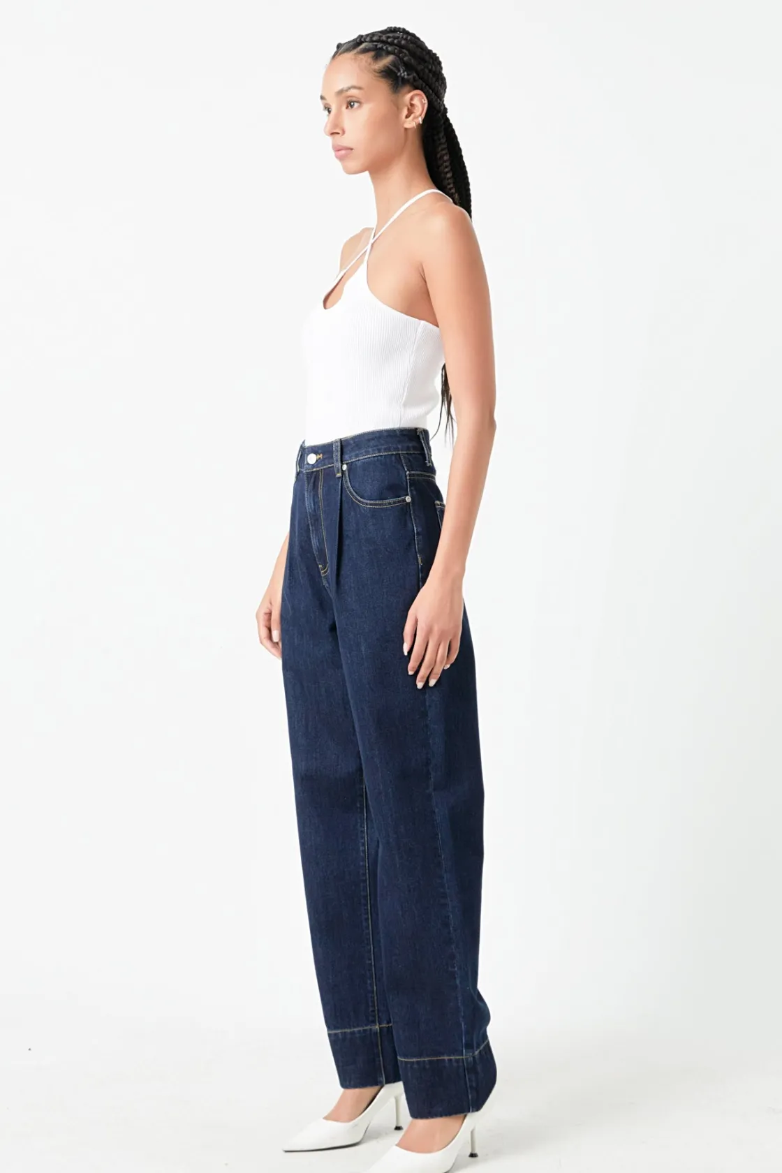 grey_lab__crossover_skinn_14.webp GREY LAB Sweaters & Knits | Tops*- Crossover Skinny Rib Knit Top