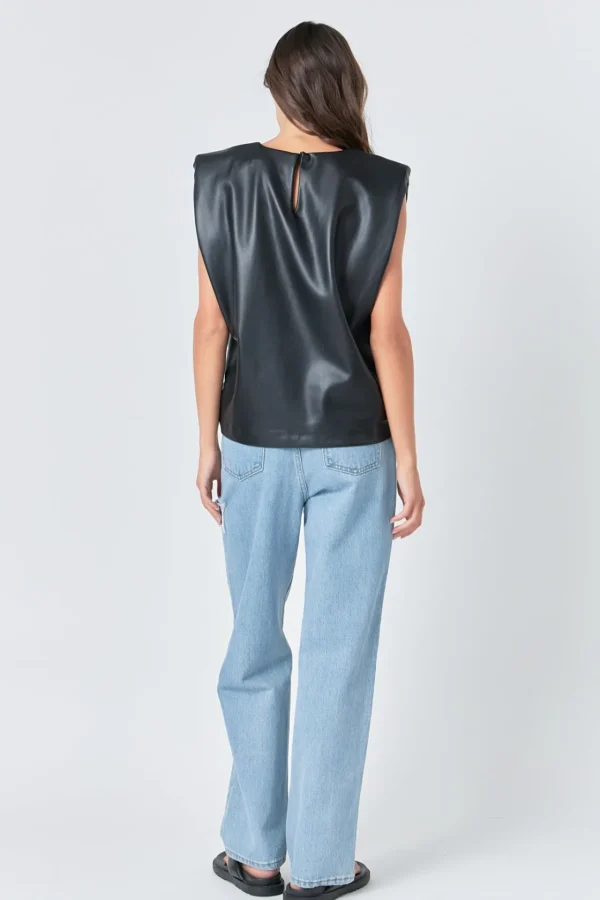 GREY LAB Denim | Tops*- Cut Out Detail Jean DENIM