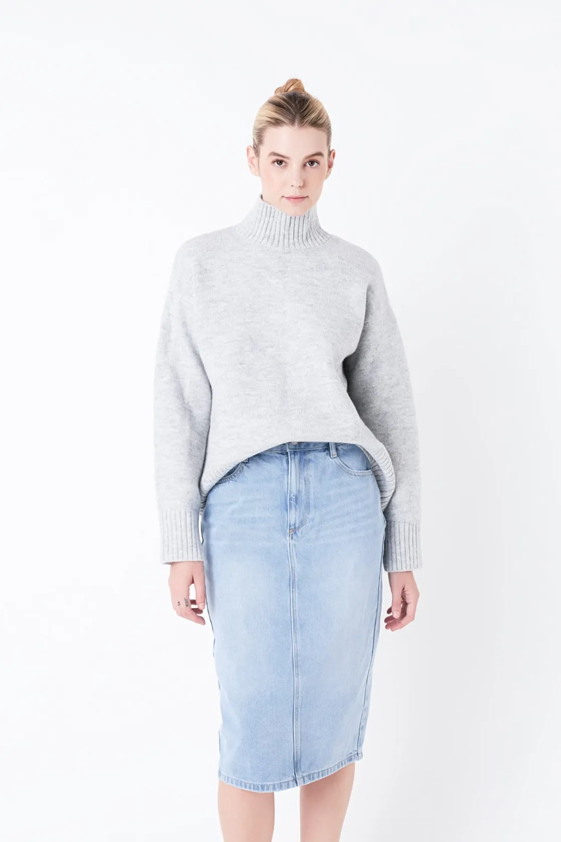 grey_lab__denim_midi_skir_3.webp GREY LAB Denim | Skirts*- Denim Midi Skirt BLUE