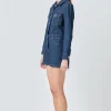GREY LAB Denim | Tops*- Denim Mini Jumpsuit NAVY