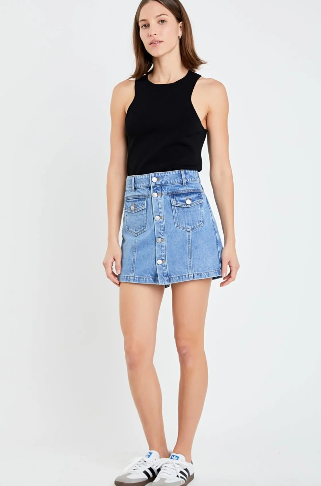 grey_lab__denim_skort_3.webp GREY LAB Denim | Tops*- Skort DENIM