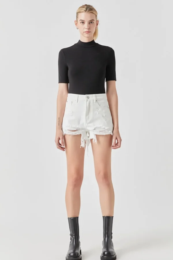 GREY LAB Shorts & Skorts | Tops*- Destroyed Denim Shorts
