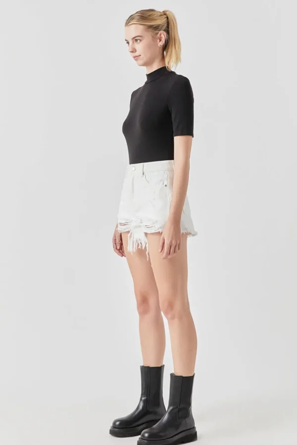 GREY LAB Shorts & Skorts | Tops*- Destroyed Denim Shorts