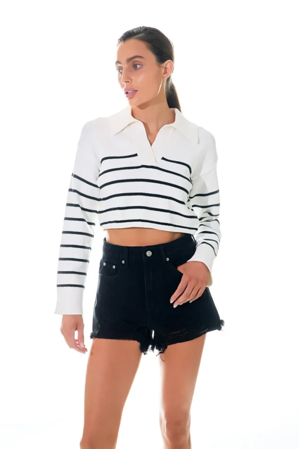 GREY LAB Shorts & Skorts | Tops*- Destroyed Denim Shorts