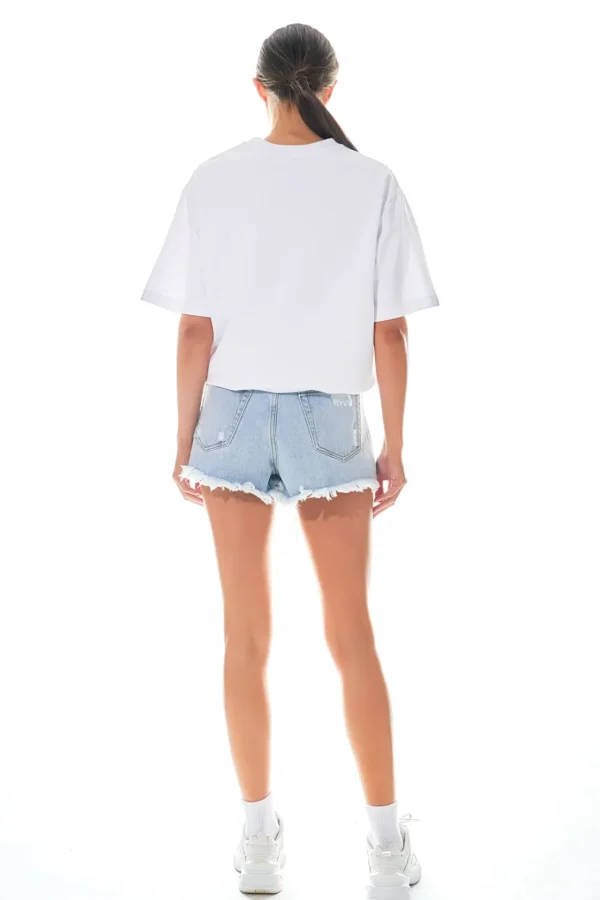 GREY LAB Shorts & Skorts | Tops*- Destroyed Denim Shorts