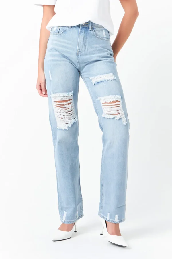GREY LAB Denim | Tops*- Destroyed Jeans