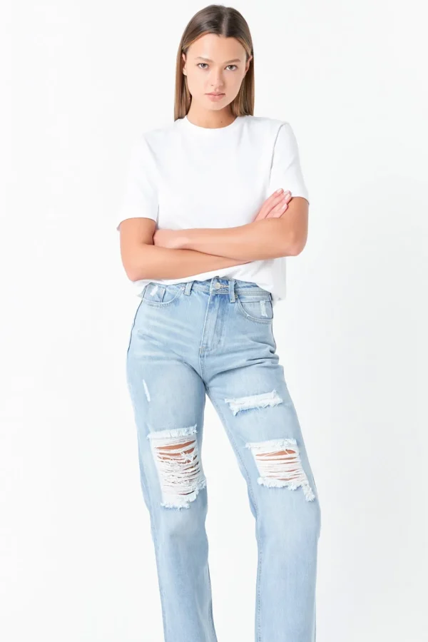 GREY LAB Denim | Tops*- Destroyed Jeans