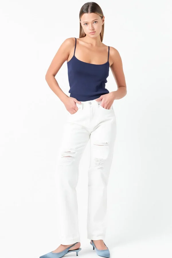 GREY LAB Denim | Tops*- Destroyed Jeans