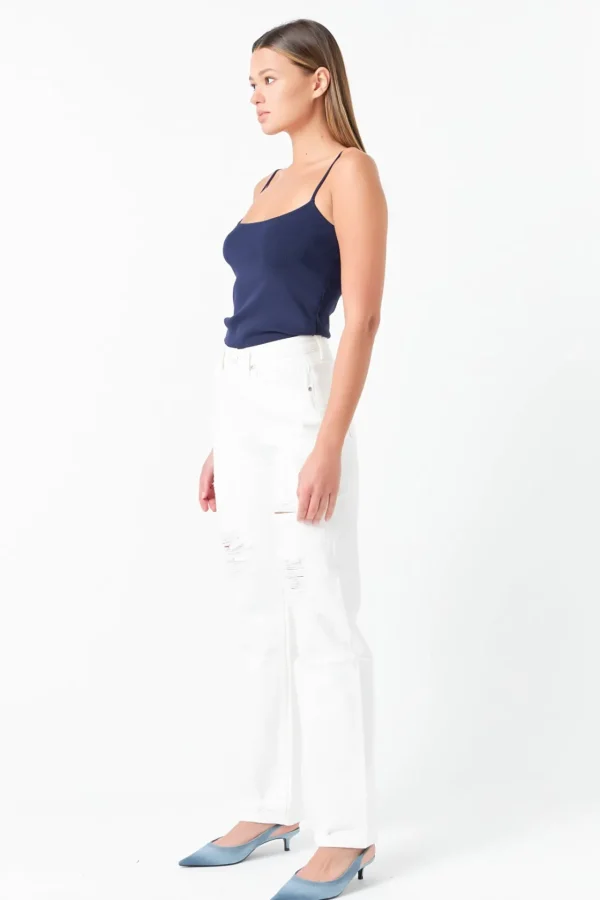 GREY LAB Denim | Tops*- Destroyed Jeans