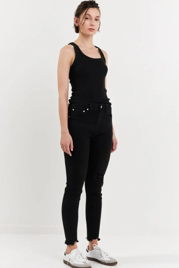 GREY LAB Denim | Tops*- Destroyed Skinny Jeans