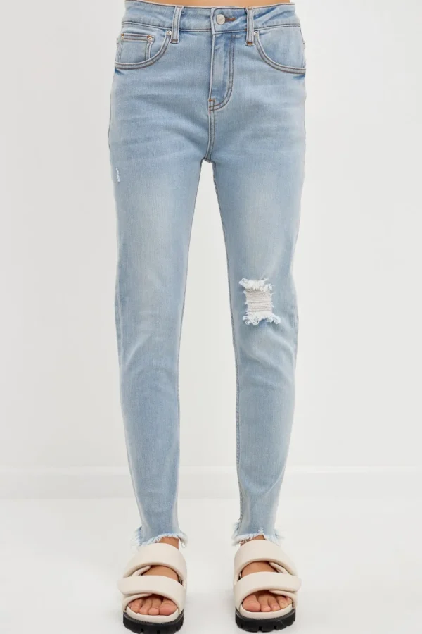 GREY LAB Denim | Tops*- Destroyed Skinny Jeans