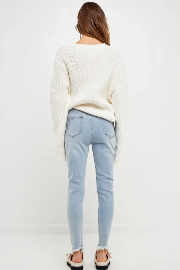 GREY LAB Denim | Tops*- Destroyed Skinny Jeans