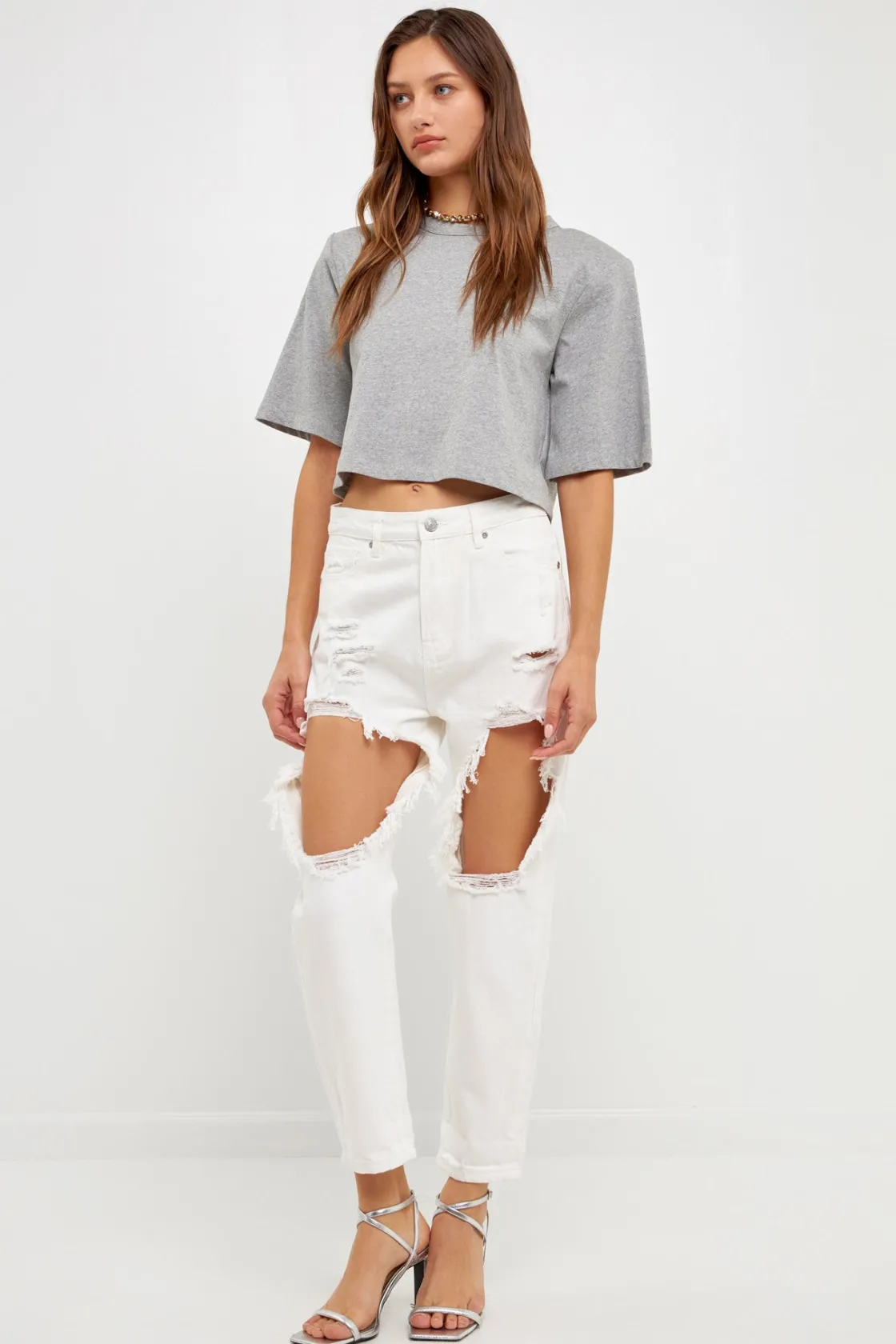 grey_lab__distressed_jean_1.webp GREY LAB Denim | Tops*- Distressed Jeans WHITE