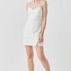 GREY LAB Tops*- Double Elastic Strap Mini Dress IVORY