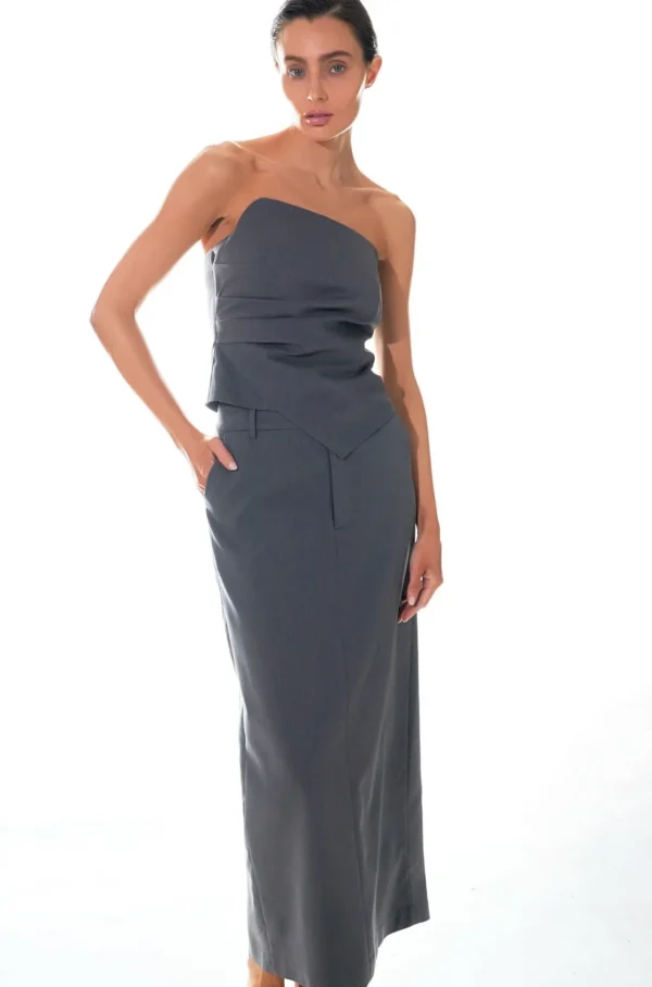 GREY LAB Matching Sets | Tops*- Draped Corset Top