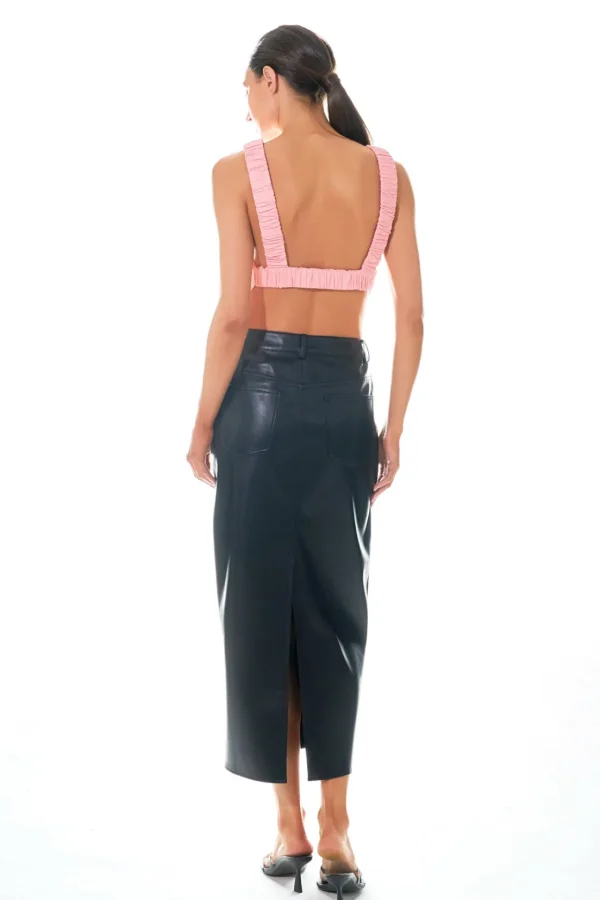 GREY LAB Tops*- Elastic Band Open Back Crop Top