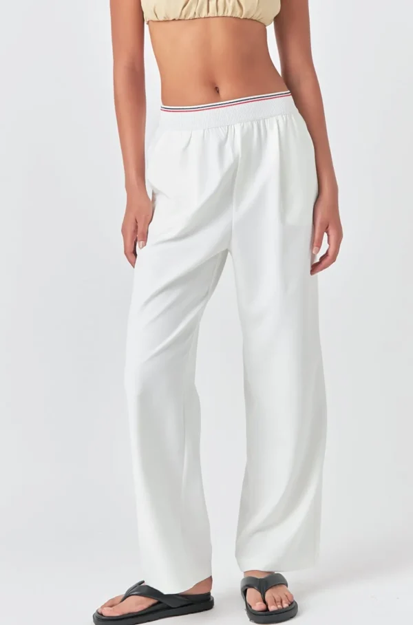 GREY LAB Loungewear | Pants*- Elastic Trim Wide Pants