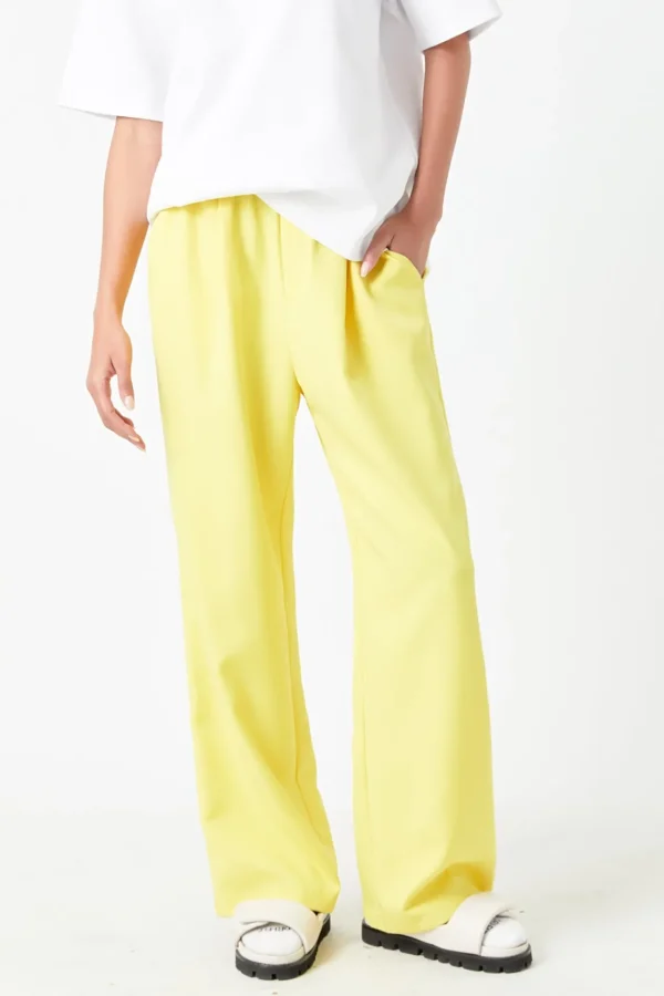 GREY LAB Loungewear | Pants*- Elastic Trim Wide Pants