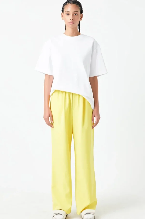 GREY LAB Loungewear | Pants*- Elastic Trim Wide Pants