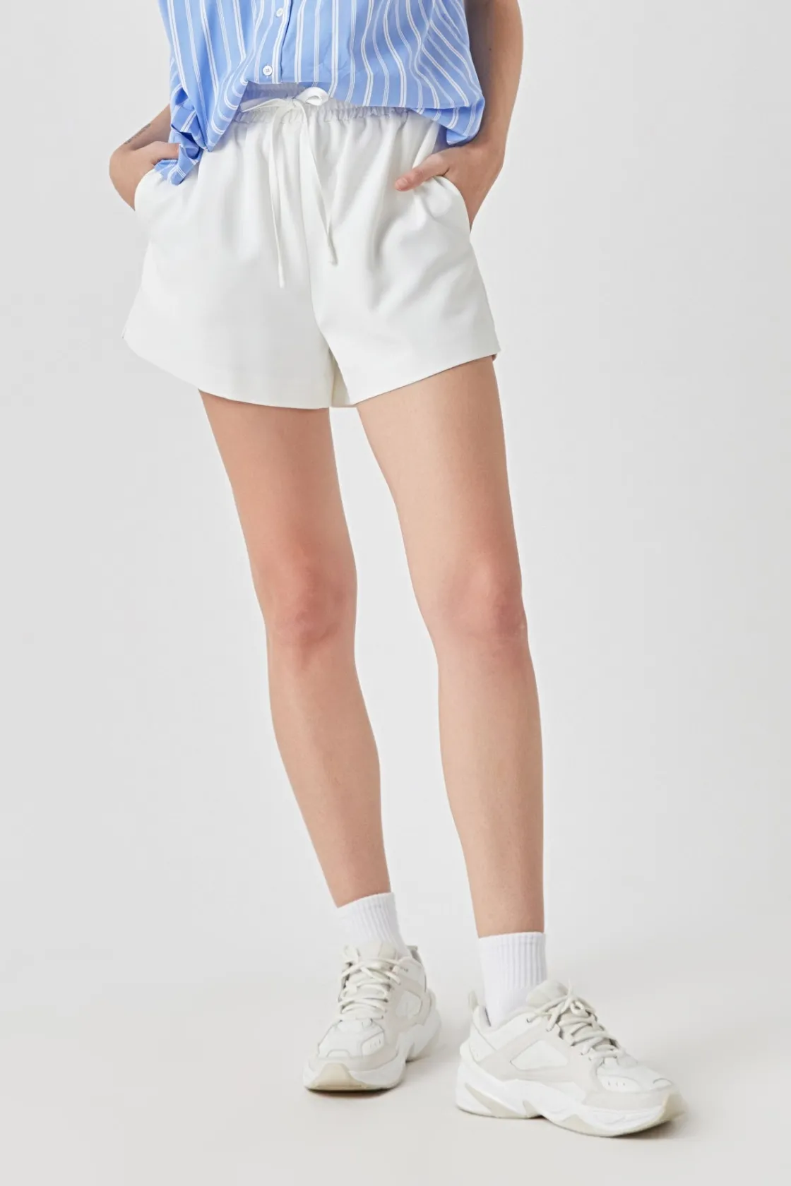 grey_lab__elastic_waist_s_0.webp GREY LAB Shorts & Skorts | Tops*- Elastic Waist Shorts