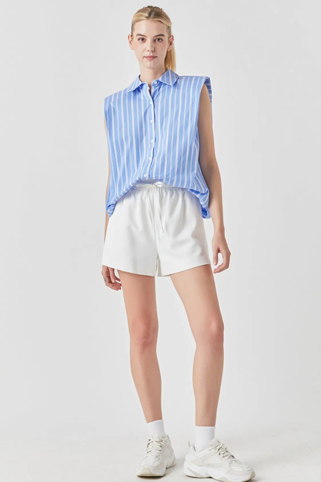 grey_lab__elastic_waist_s_1.webp GREY LAB Shorts & Skorts | Tops*- Elastic Waist Shorts