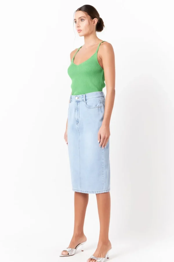 GREY LAB Sweaters & Knits | Tops*- Everday Elevated Strappy Knit Top