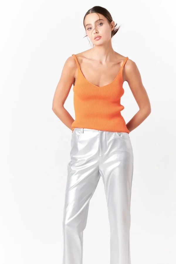 GREY LAB Sweaters & Knits | Tops*- Everday Elevated Strappy Knit Top