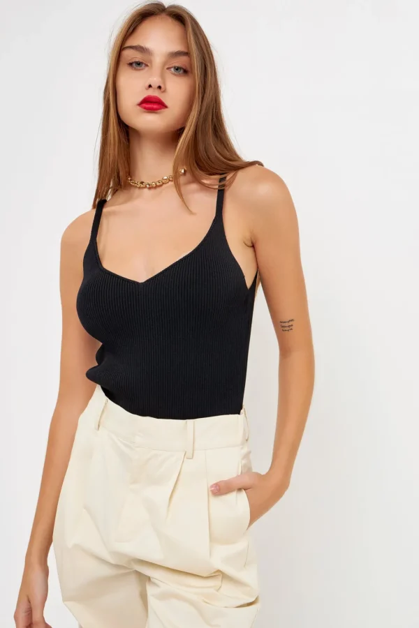 GREY LAB Sweaters & Knits | Tops*- Everday Elevated Strappy Knit Top